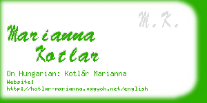 marianna kotlar business card